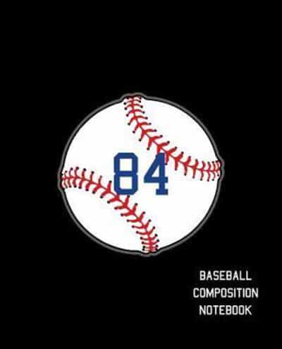 84 Baseball Composition Notebook