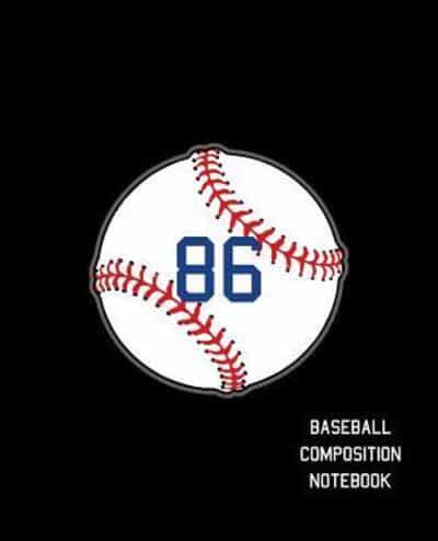86 Baseball Composition Notebook