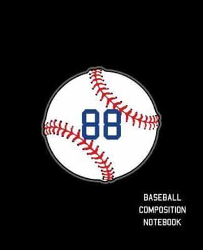 88 Baseball Composition Notebook
