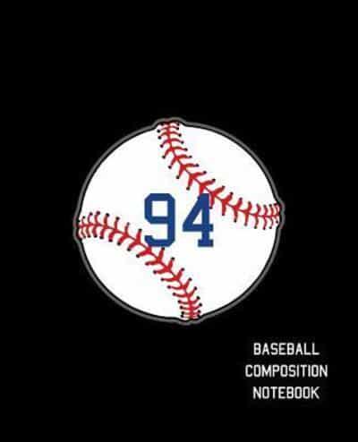 94 Baseball Composition Notebook