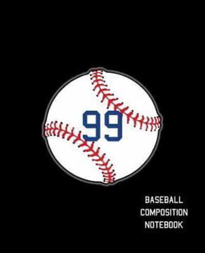 99 Baseball Composition Notebook