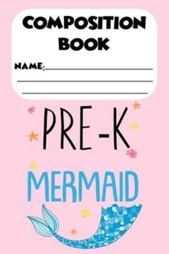 Composition Book Pre-K Mermaid