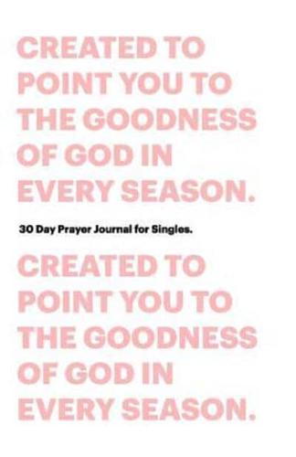 30 Day Prayer Journal for Singles
