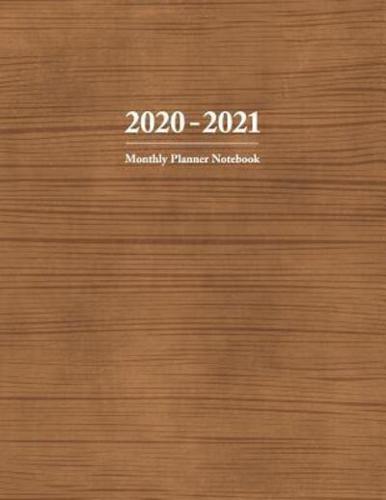 2020-2021 Monthly Planner Notebook