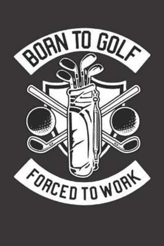 Golfer Golf Notebook Journal Diary Golfing