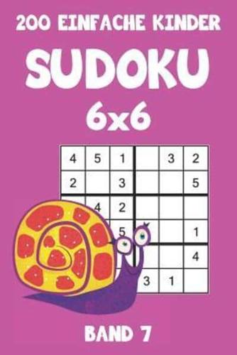 200 Einfache Kinder Sudoku 6X6 Band 7