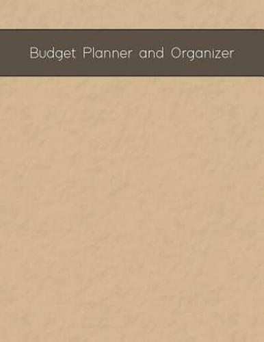 Budget Planner and Organizer