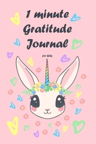 1 Minute Gratitude Journal for Kids