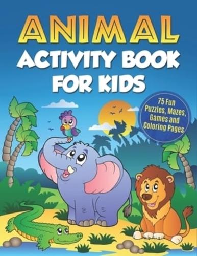 Animal Activity Book for Kids