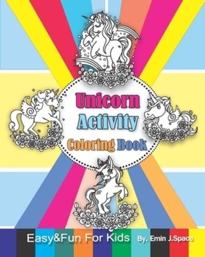 Unicorn Activity Coloring Book