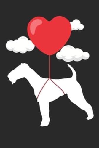 Terrier Journal - Terrier Notebook - Valentine's Day Gift for Terrier Lovers