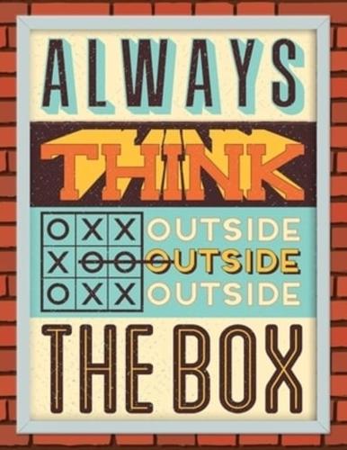 Academic Planner 2019-2020 - Motivational Quotes - Always Think Outside the Box