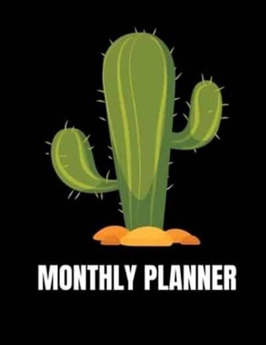 Monthly Planner Cactus