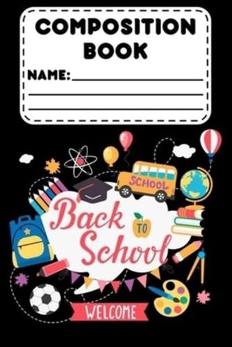 Composition Book Back To School Welcome