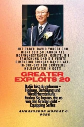 Größere Heldentaten - 20 Mit Dabei David Yonggi Cho Dient Seit 50 Jahren Als Hoffnungsträger;