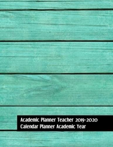 Academic Planner Teacher 2019-2020