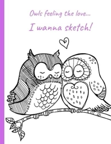 Owls Feeling the Love... I Wanna Sketch!