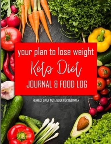 Your Plan to Lose Weight Keto Diet Journal & Food Log