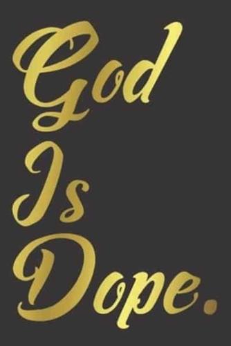 Journal Jesus Christ Believe Dope Gold