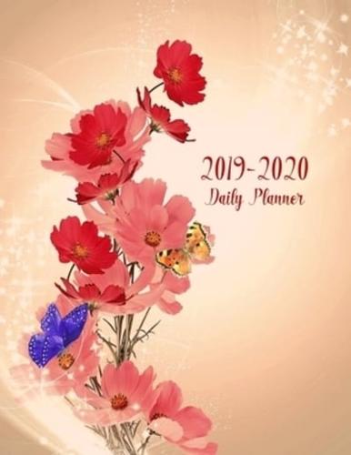 2019 2020 15 Months Floral Flowers Daily Planner