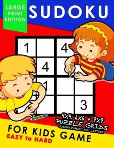 Sudoku for Kids Game Large Print Edition