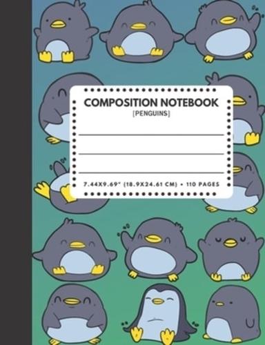 Composition Notebook Penguins