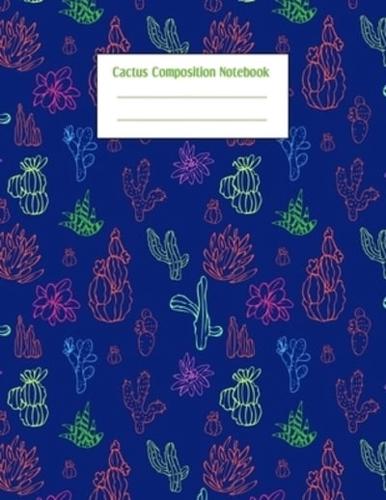 Cactus Composition Notebook