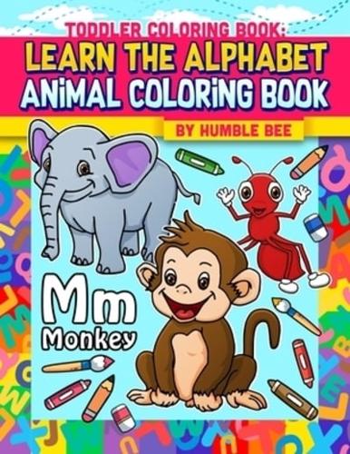 Toddler Coloring Book Learn The Alphabet Animal Coloring Book