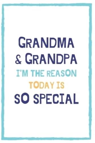 Grandma & Grandpa I'm The Reason Today Is So Special