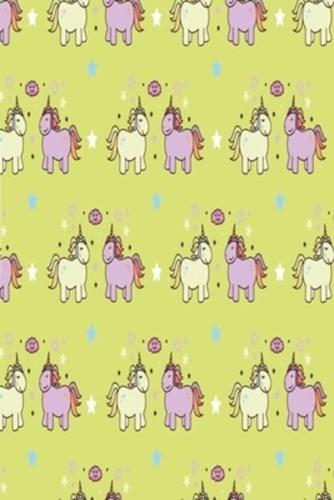 Unicorns With Stars Yellow