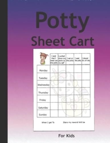Potty Sheet Cart For Kids