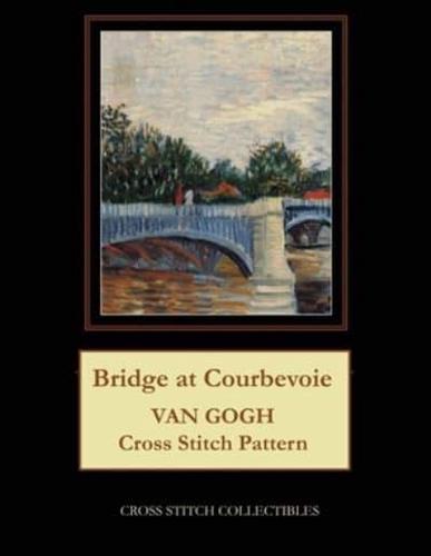 Bridge at Courbevoie: Van Gogh Cross Stitch Pattern