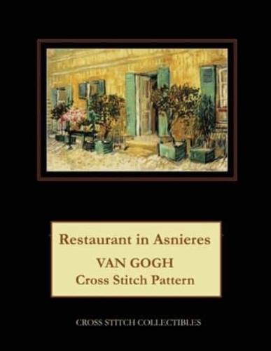 Restaurant in Asnieres: Van Gogh Cross Stitch Pattern