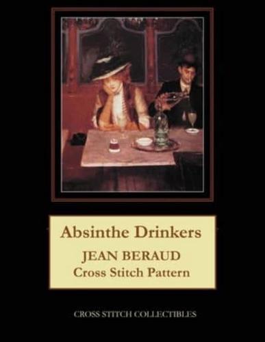 Absinthe Drinkers: Jean Beraud Cross Stitch Pattern