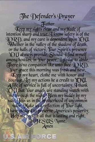 The Defender's Prayer Journal - Air Force
