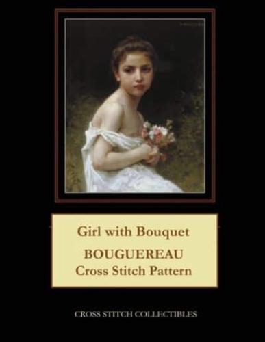 Girl with Bouquet: Bouguereau Cross Stitch Pattern