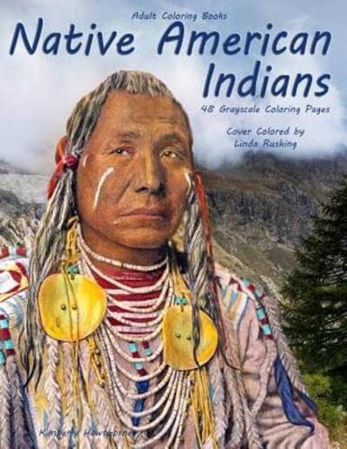 Adult Coloring Books Native American Indians