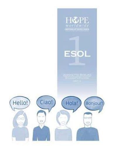 HOPE Worldwide Centers of Excellence ESOL 1 Unit 2