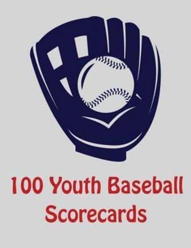 100 Youth Baseball Scorecards