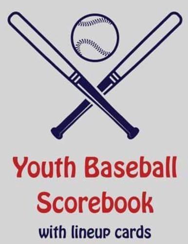Youth Baseball Scorebook With Lineup Cards