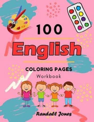 100 English Coloring Pages Workbook