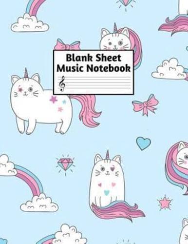 Blank Sheet Music Notebook