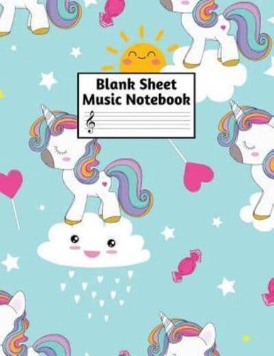 Blank Sheet Music Notebook