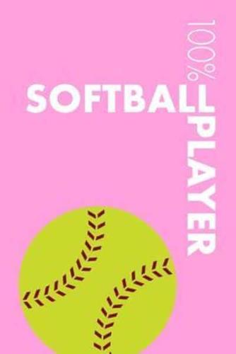 Womens Softball Player Notebook