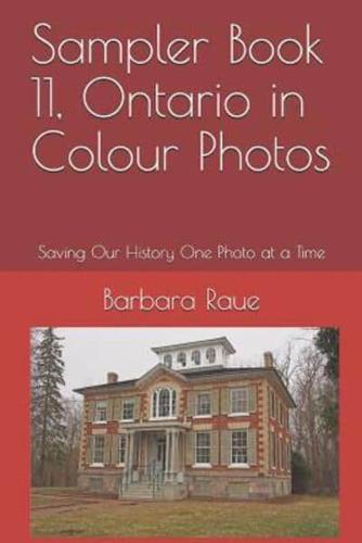 Sampler Book 11, Ontario in Colour Photos