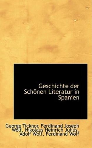 Geschichte der Schönen Literatur in Spanien