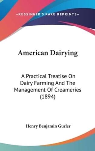 American Dairying