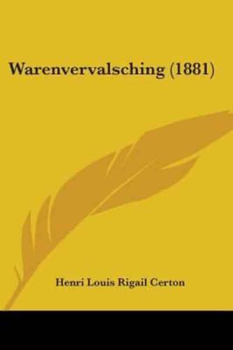 Warenvervalsching (1881)