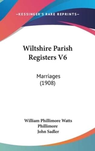 Wiltshire Parish Registers V6
