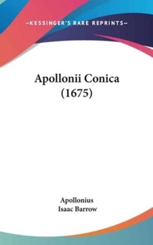 Apollonii Conica (1675)